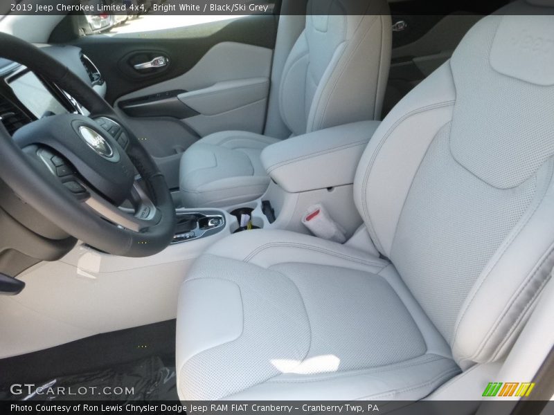Bright White / Black/Ski Grey 2019 Jeep Cherokee Limited 4x4