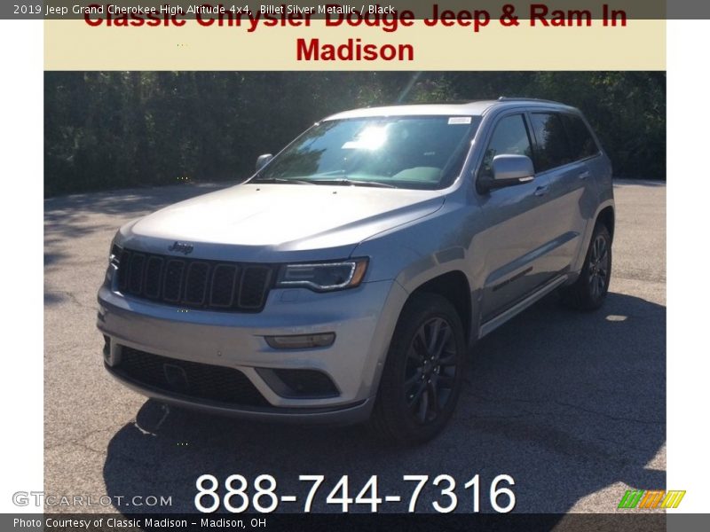 Billet Silver Metallic / Black 2019 Jeep Grand Cherokee High Altitude 4x4