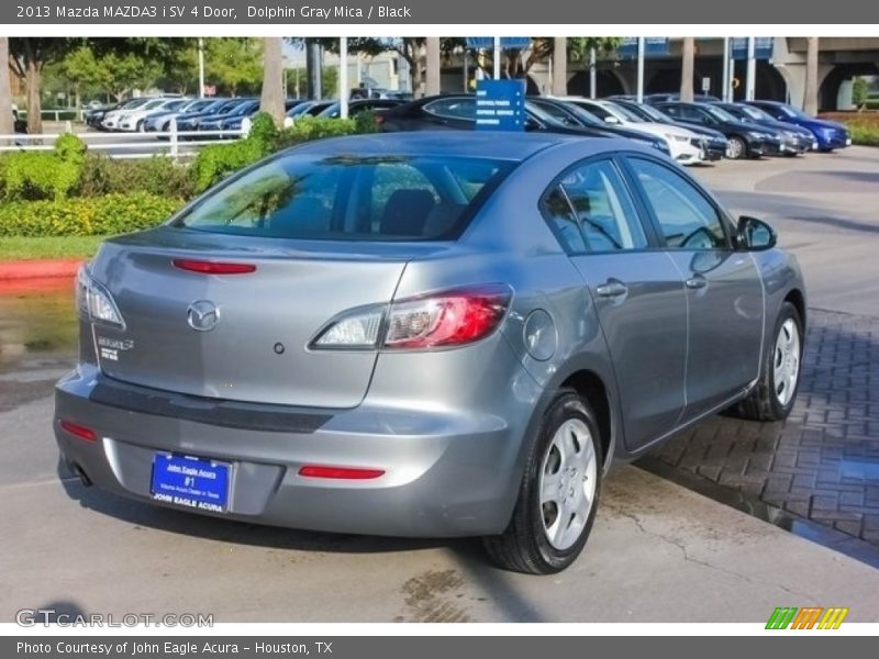 Dolphin Gray Mica / Black 2013 Mazda MAZDA3 i SV 4 Door