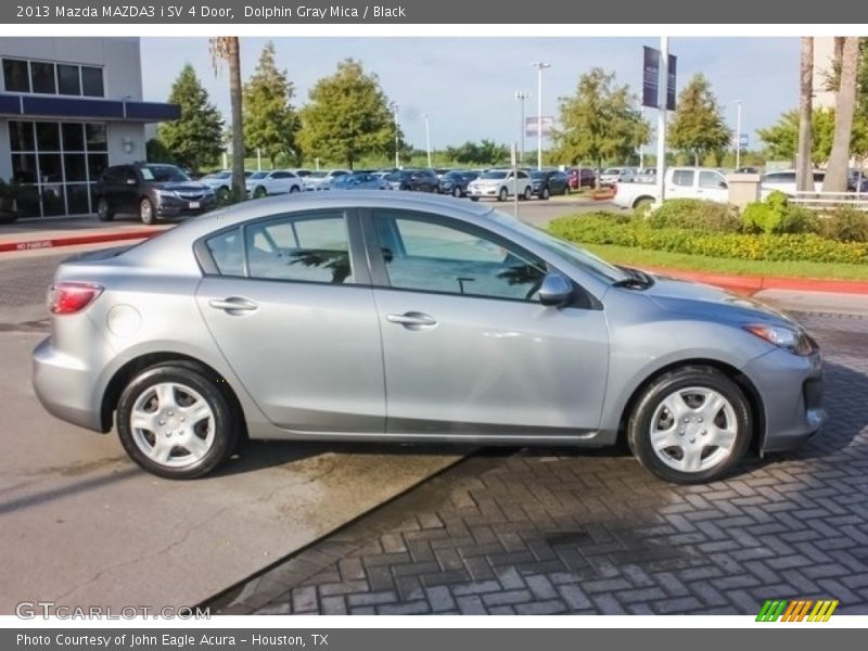Dolphin Gray Mica / Black 2013 Mazda MAZDA3 i SV 4 Door