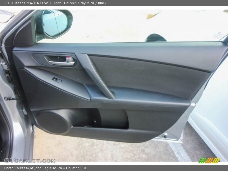 Dolphin Gray Mica / Black 2013 Mazda MAZDA3 i SV 4 Door
