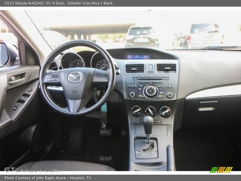 Dolphin Gray Mica / Black 2013 Mazda MAZDA3 i SV 4 Door