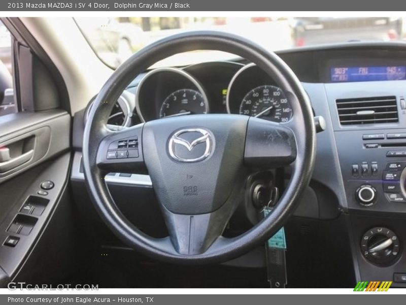Dolphin Gray Mica / Black 2013 Mazda MAZDA3 i SV 4 Door