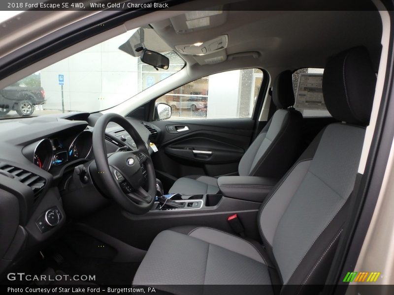 White Gold / Charcoal Black 2018 Ford Escape SE 4WD
