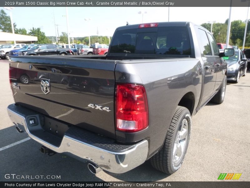 Granite Crystal Metallic / Black/Diesel Gray 2019 Ram 1500 Classic Big Horn Crew Cab 4x4