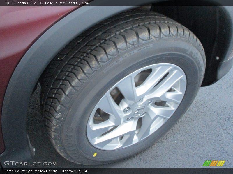 Basque Red Pearl II / Gray 2015 Honda CR-V EX