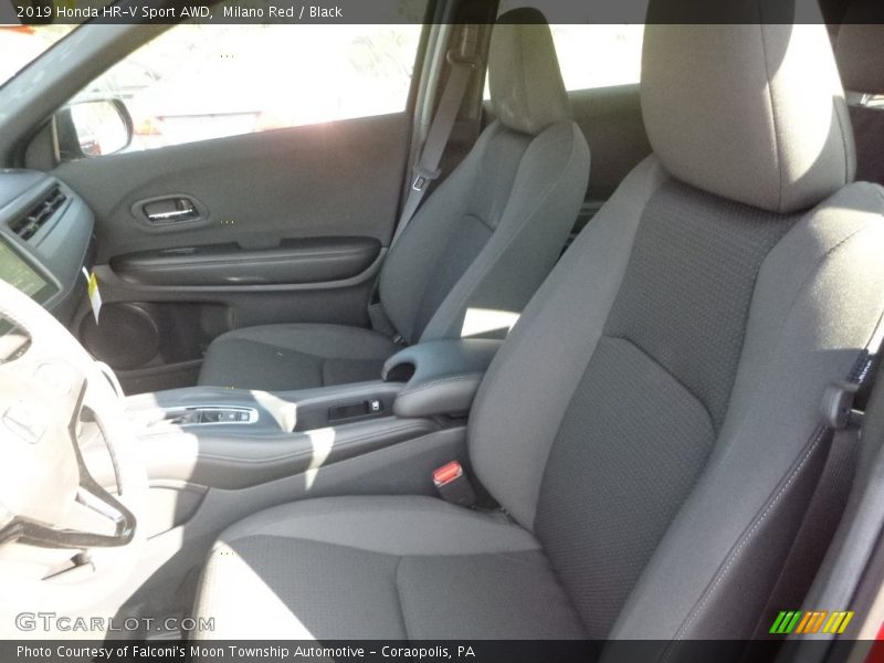 Milano Red / Black 2019 Honda HR-V Sport AWD