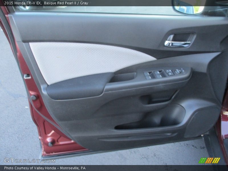 Basque Red Pearl II / Gray 2015 Honda CR-V EX
