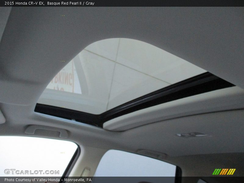 Basque Red Pearl II / Gray 2015 Honda CR-V EX