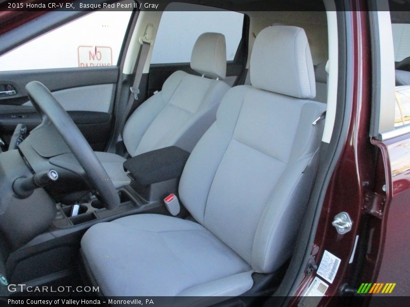 Basque Red Pearl II / Gray 2015 Honda CR-V EX