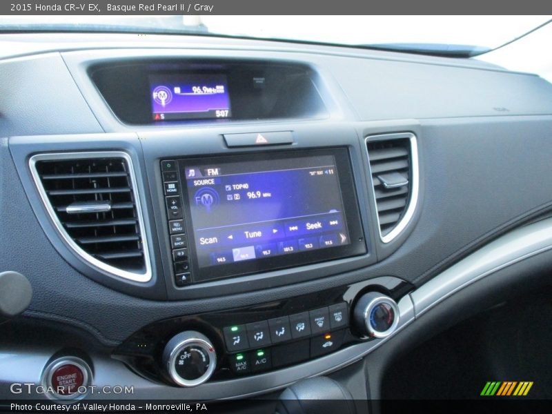 Basque Red Pearl II / Gray 2015 Honda CR-V EX