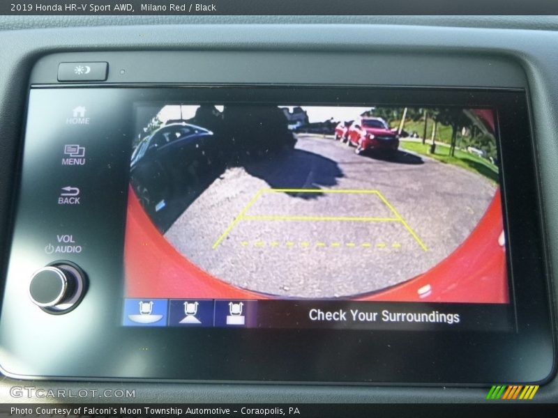 Milano Red / Black 2019 Honda HR-V Sport AWD