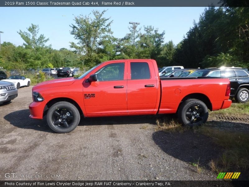 Flame Red / Black 2019 Ram 1500 Classic Tradesman Quad Cab 4x4
