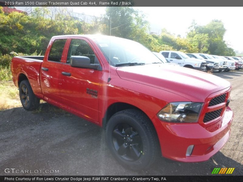 Flame Red / Black 2019 Ram 1500 Classic Tradesman Quad Cab 4x4