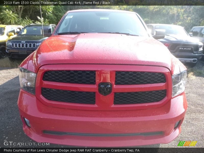 Flame Red / Black 2019 Ram 1500 Classic Tradesman Quad Cab 4x4