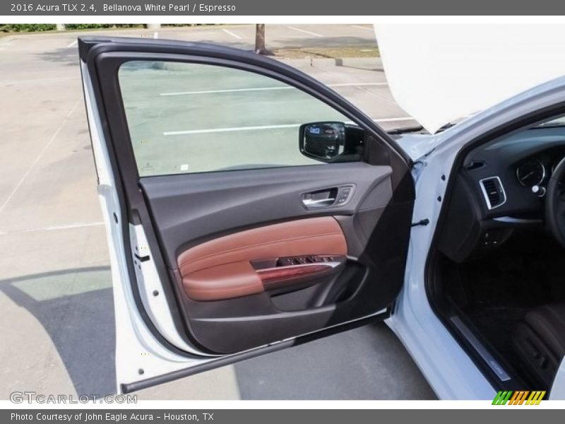 Bellanova White Pearl / Espresso 2016 Acura TLX 2.4