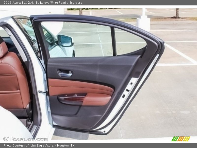 Bellanova White Pearl / Espresso 2016 Acura TLX 2.4