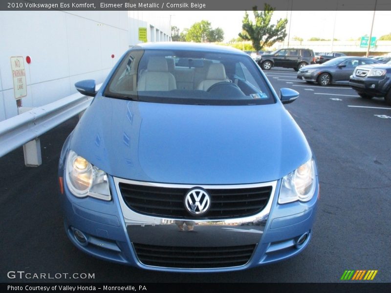 Eismeer Blue Metallic / Cornsilk Beige 2010 Volkswagen Eos Komfort
