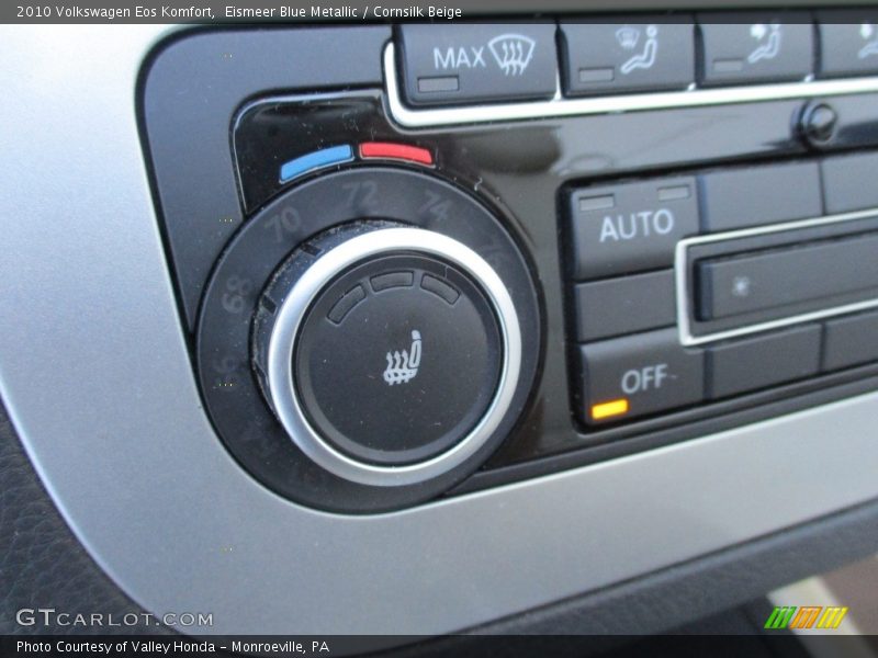 Eismeer Blue Metallic / Cornsilk Beige 2010 Volkswagen Eos Komfort