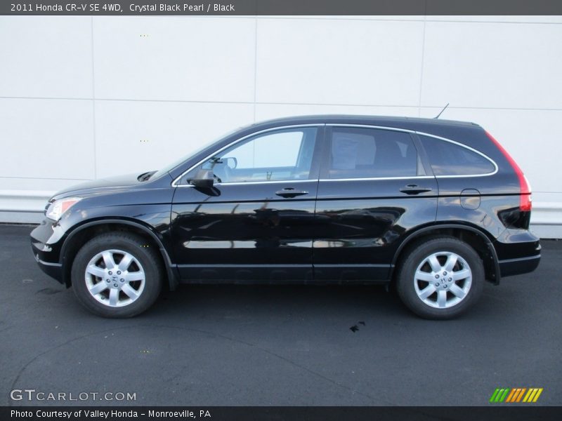 Crystal Black Pearl / Black 2011 Honda CR-V SE 4WD