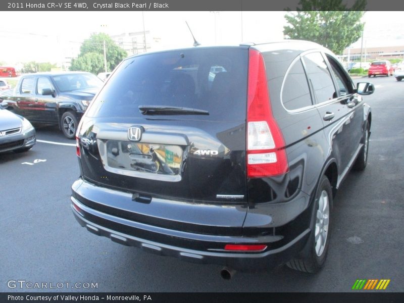 Crystal Black Pearl / Black 2011 Honda CR-V SE 4WD