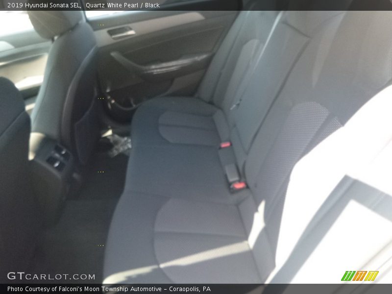 Quartz White Pearl / Black 2019 Hyundai Sonata SEL