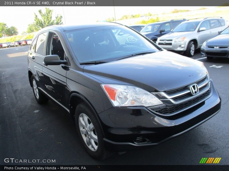 Crystal Black Pearl / Black 2011 Honda CR-V SE 4WD