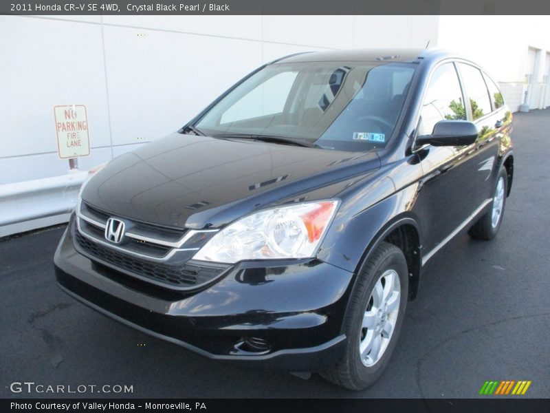 Crystal Black Pearl / Black 2011 Honda CR-V SE 4WD