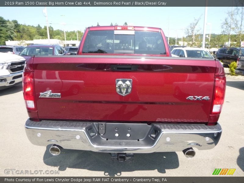 Delmonico Red Pearl / Black/Diesel Gray 2019 Ram 1500 Classic Big Horn Crew Cab 4x4