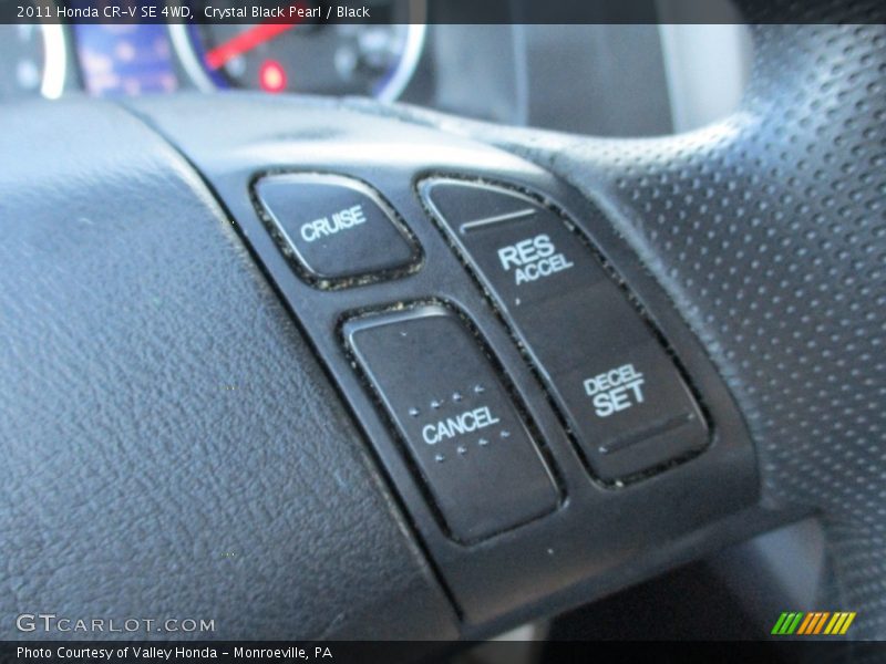 Crystal Black Pearl / Black 2011 Honda CR-V SE 4WD