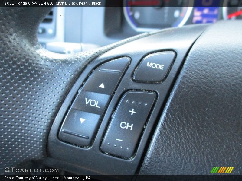 Crystal Black Pearl / Black 2011 Honda CR-V SE 4WD
