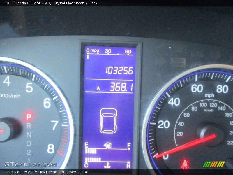 Crystal Black Pearl / Black 2011 Honda CR-V SE 4WD