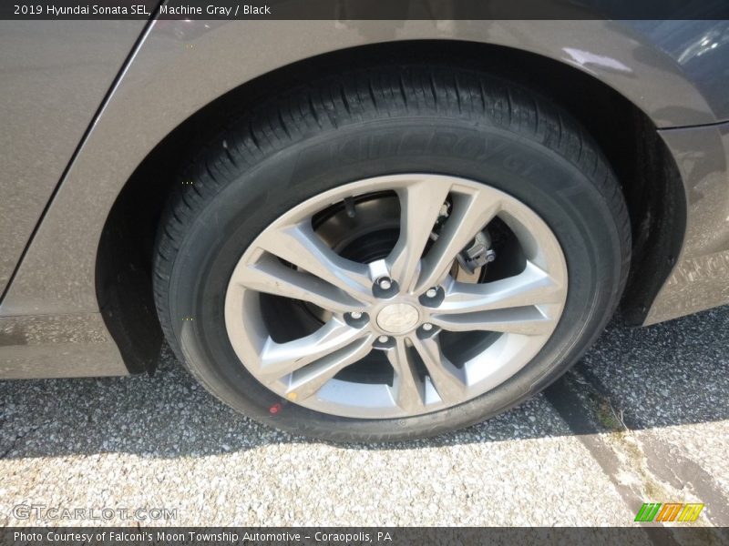 Machine Gray / Black 2019 Hyundai Sonata SEL