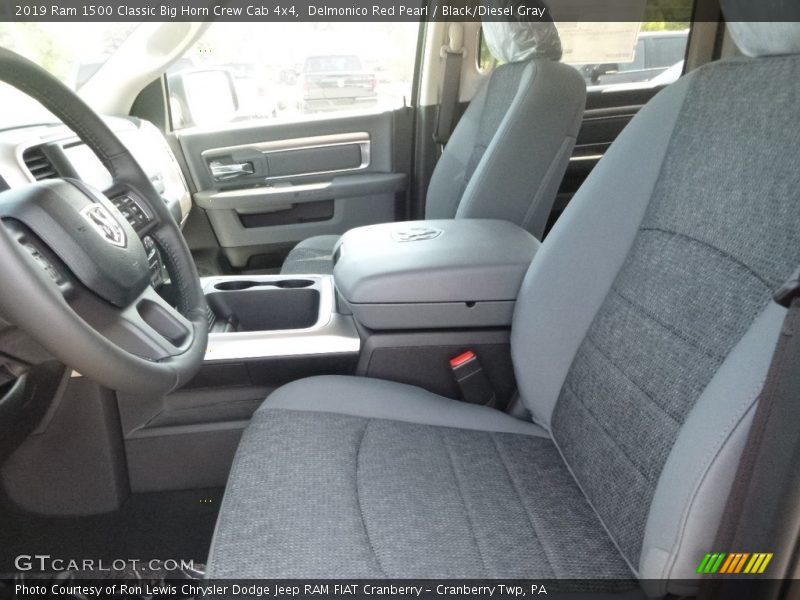 Delmonico Red Pearl / Black/Diesel Gray 2019 Ram 1500 Classic Big Horn Crew Cab 4x4
