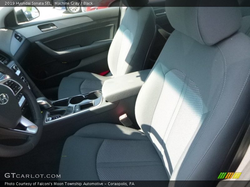 Machine Gray / Black 2019 Hyundai Sonata SEL