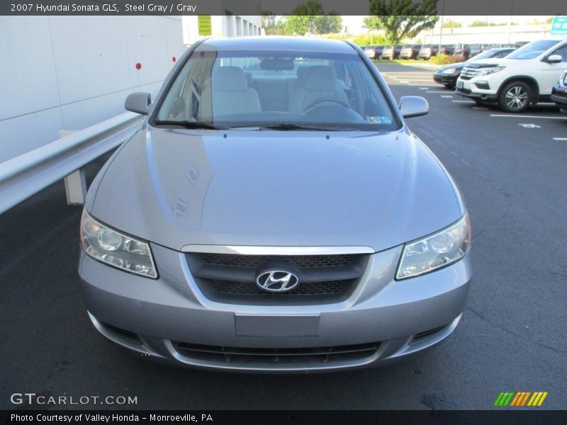 Steel Gray / Gray 2007 Hyundai Sonata GLS