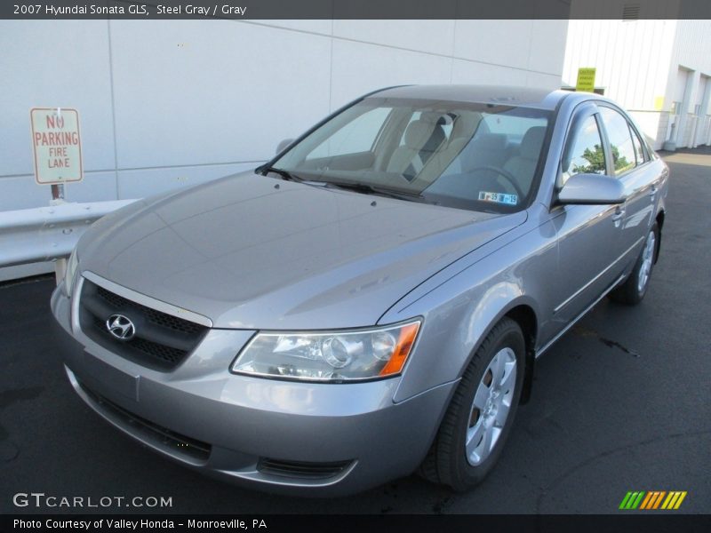 Steel Gray / Gray 2007 Hyundai Sonata GLS