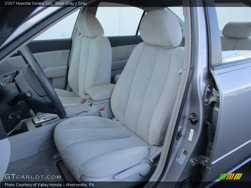 Steel Gray / Gray 2007 Hyundai Sonata GLS