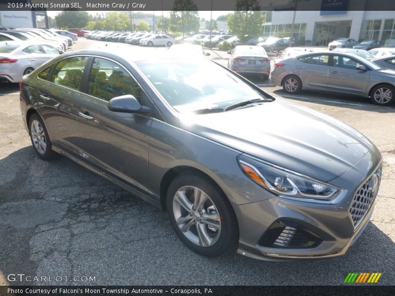 Machine Gray / Gray 2019 Hyundai Sonata SEL