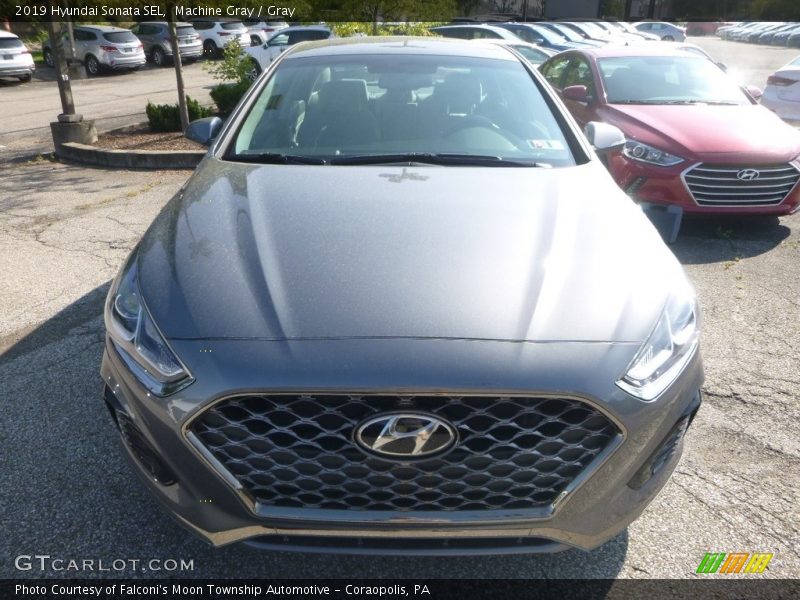 Machine Gray / Gray 2019 Hyundai Sonata SEL