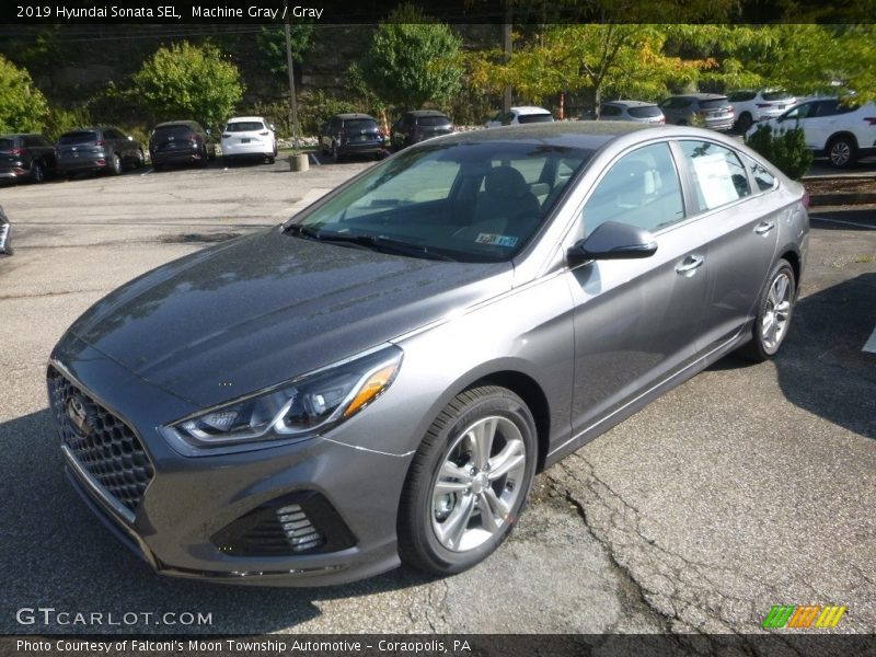 Machine Gray / Gray 2019 Hyundai Sonata SEL