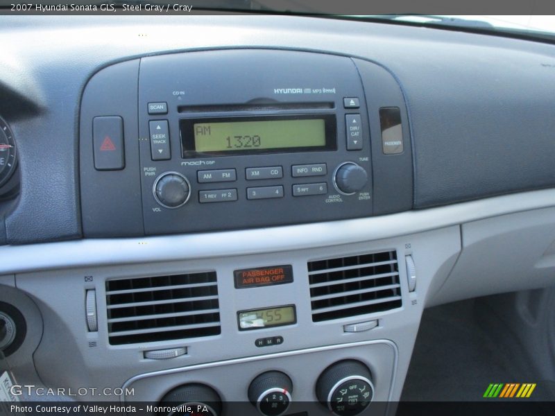 Steel Gray / Gray 2007 Hyundai Sonata GLS