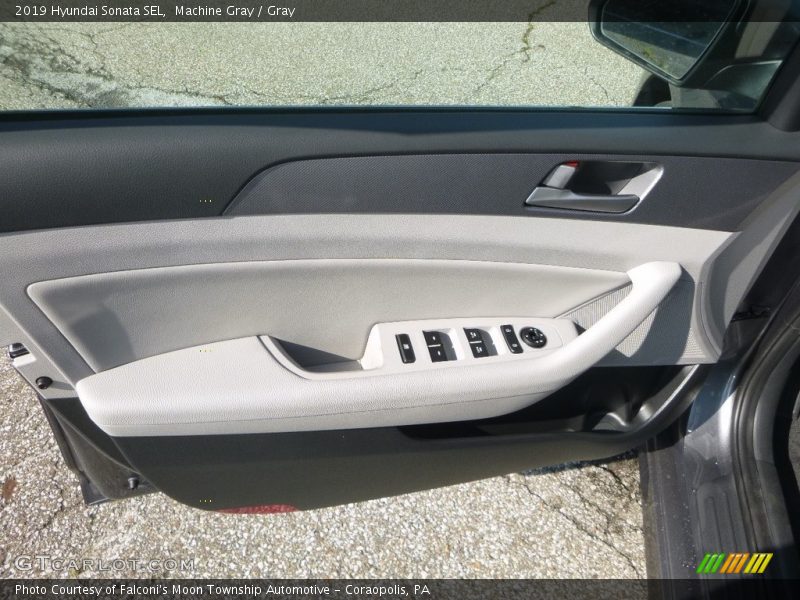 Machine Gray / Gray 2019 Hyundai Sonata SEL
