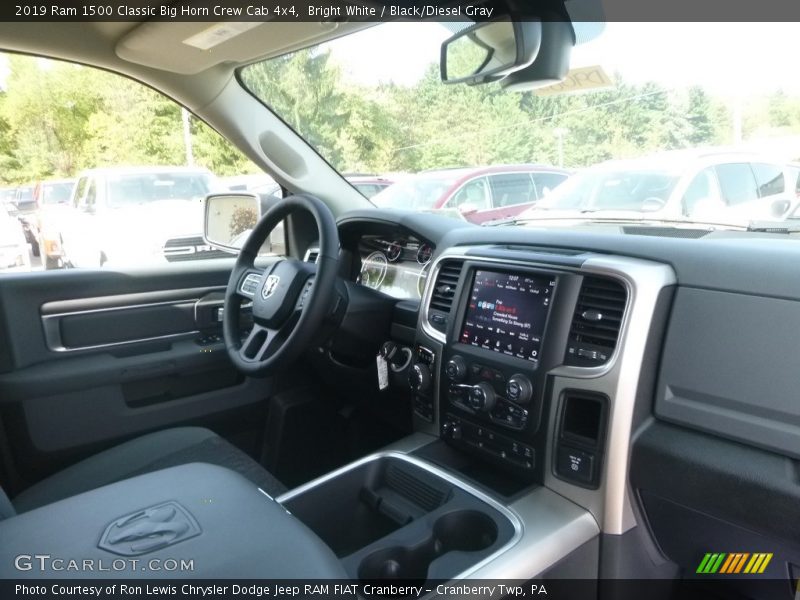 Bright White / Black/Diesel Gray 2019 Ram 1500 Classic Big Horn Crew Cab 4x4