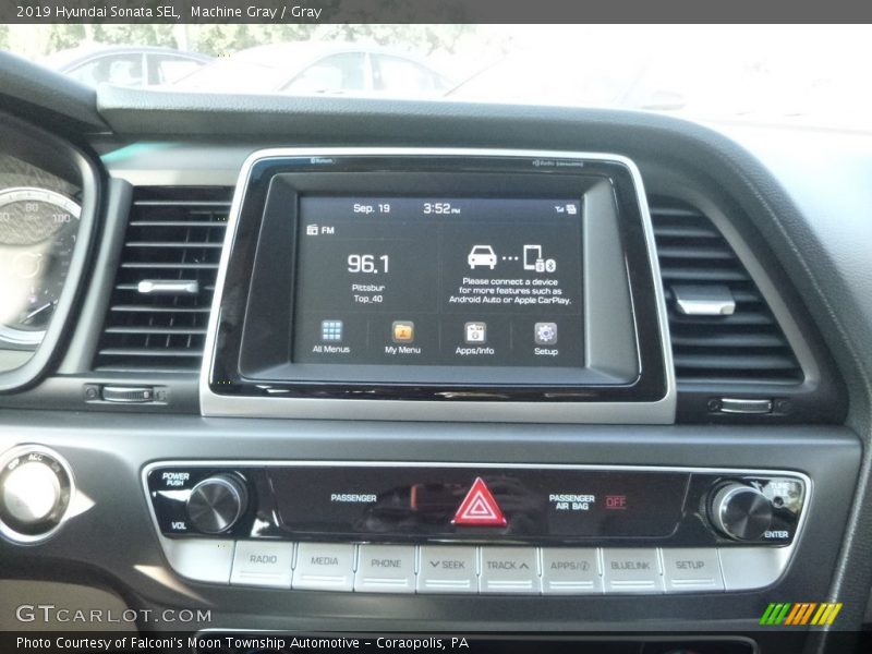 Machine Gray / Gray 2019 Hyundai Sonata SEL
