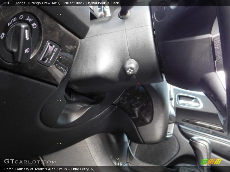 Brilliant Black Crystal Pearl / Black 2012 Dodge Durango Crew AWD