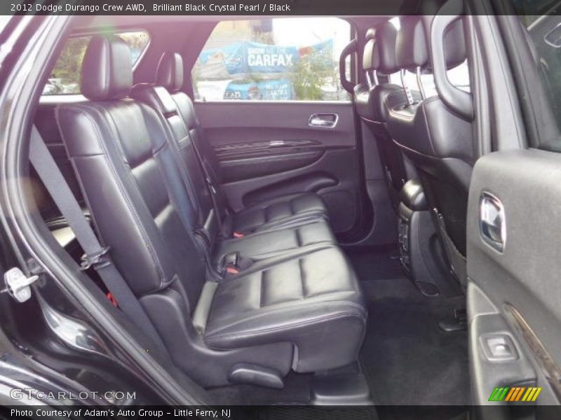 Brilliant Black Crystal Pearl / Black 2012 Dodge Durango Crew AWD