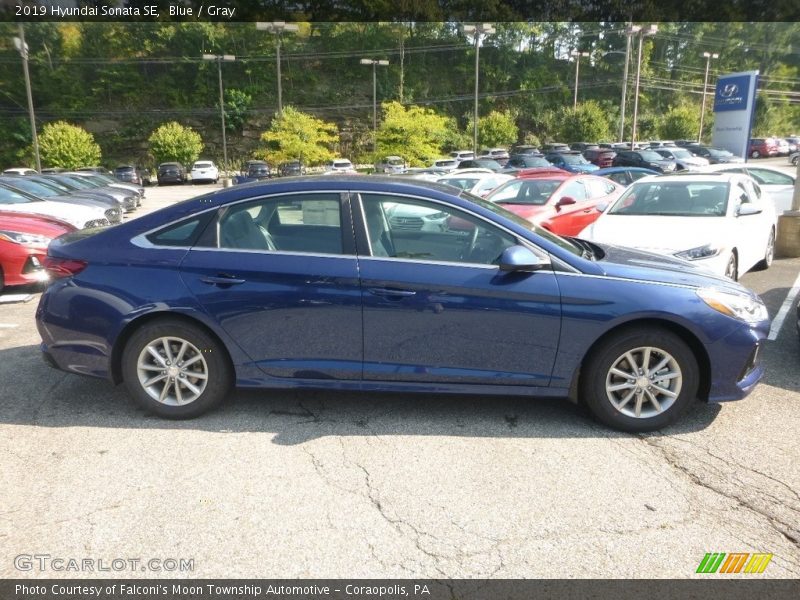 Blue / Gray 2019 Hyundai Sonata SE