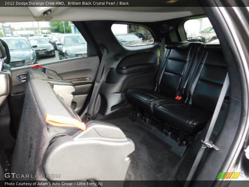 Brilliant Black Crystal Pearl / Black 2012 Dodge Durango Crew AWD