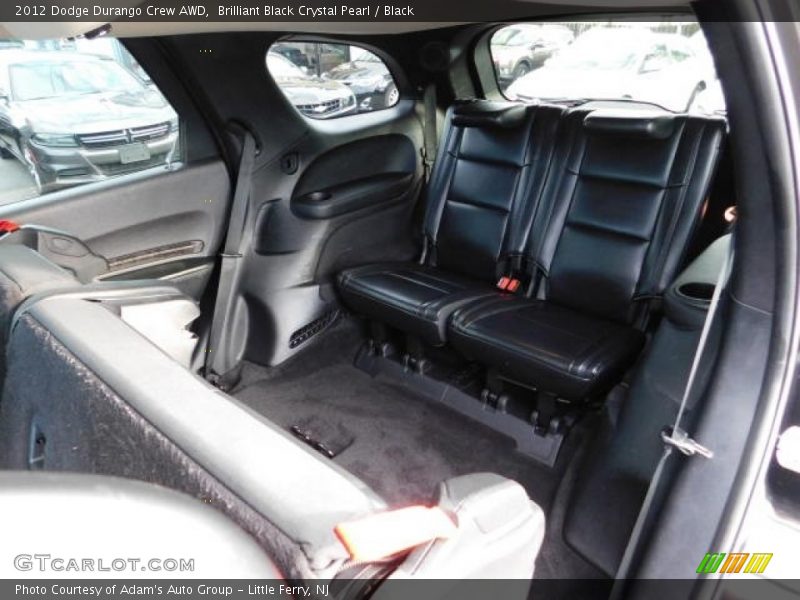 Brilliant Black Crystal Pearl / Black 2012 Dodge Durango Crew AWD